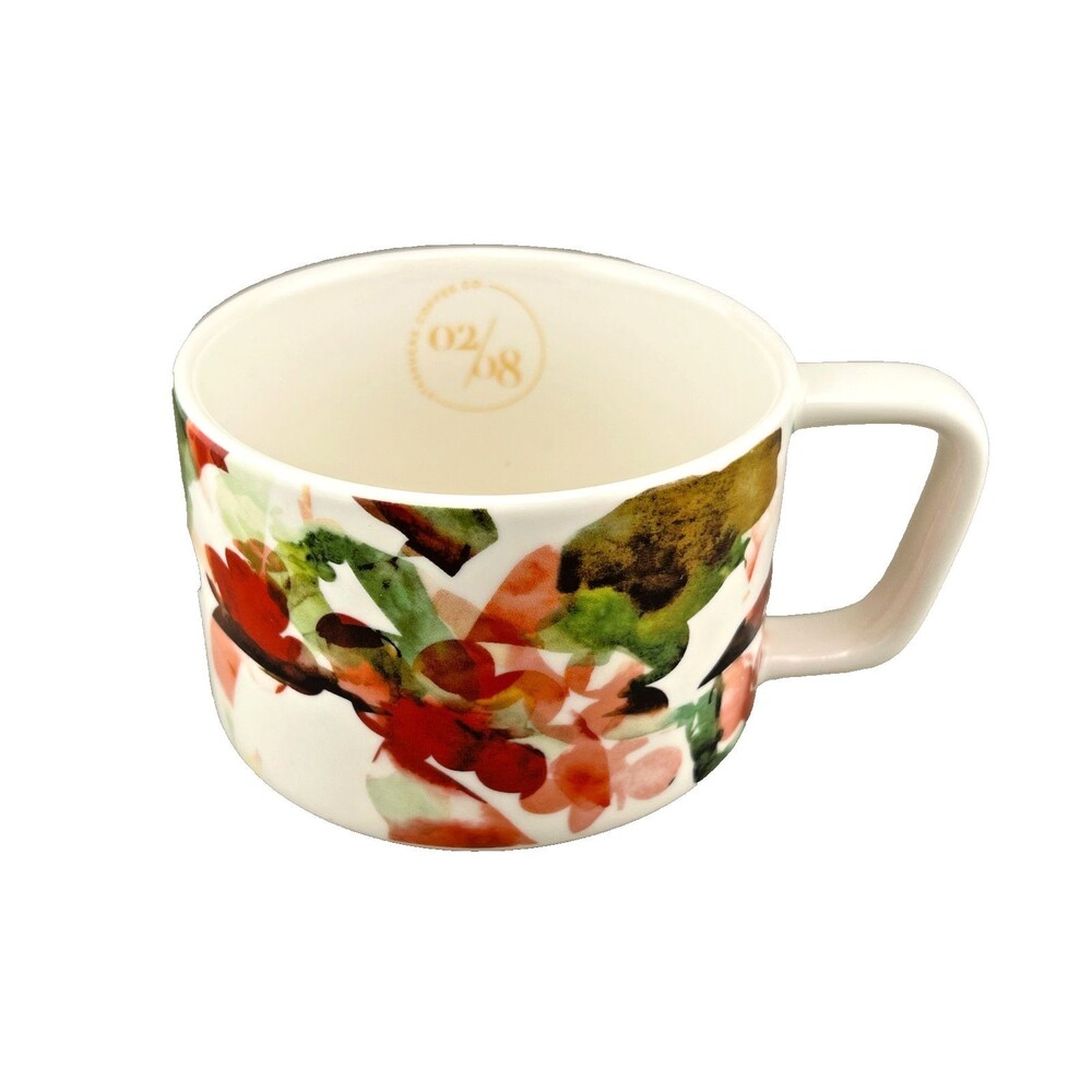 2014 Starbucks Coffee Tea Mug Artisan Series From Seed to Cherry 02/08 12oz EUC